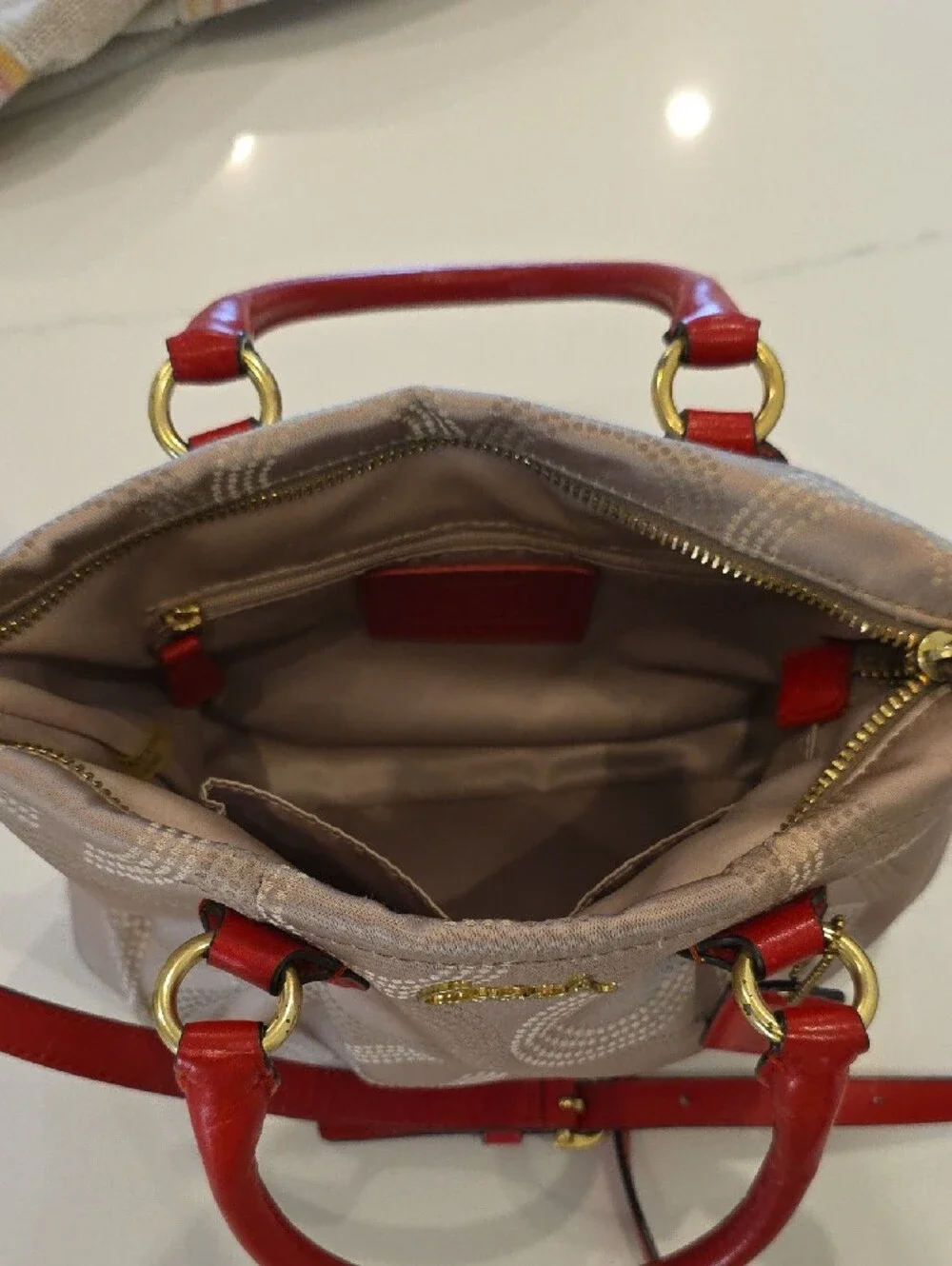 Coach F20343 Ashley Dotted Art Mini Tote